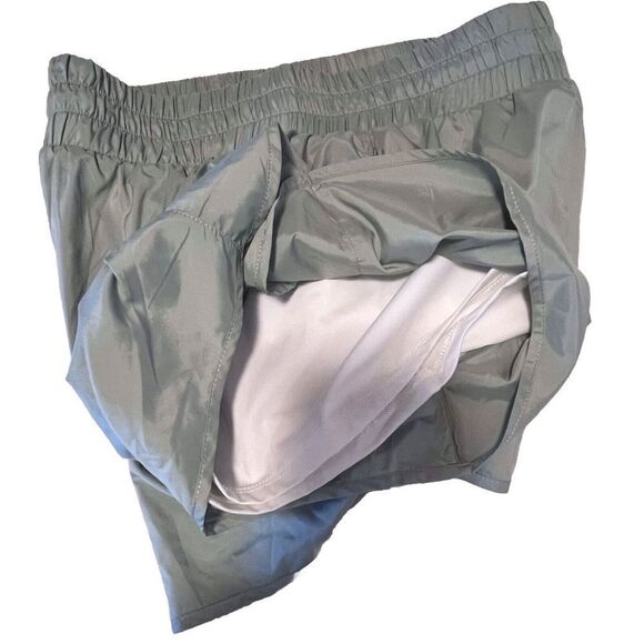 ACTA Womens Running Shorts Size Large Green Elastic Waistband 2.5” Inseam Pocket - Picture 5 of 10